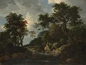 The Forest Stream c1660 By Jacob van Ruisdael