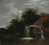 The Watermill c1660 By Jacob van Ruisdael