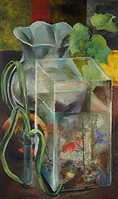 Still Life with Goldfish Bowl c1930 By Hanns Ludwig Katz