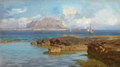 Monte Pellegrino Palermo Sicily By Francesco Lojacono