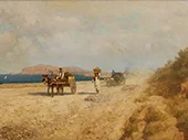 On the Road to Romagnolo 1897 By Francesco Lojacono