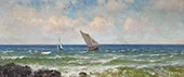 Sailing Ships on the Coasts of Sicily By Francesco Lojacono