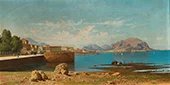 View of Monte Pellegrino and the Promenade By Francesco Lojacono