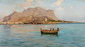View to the Monte Pellegrino By Francesco Lojacono