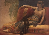 Cleopatra Sketch for Cleopatra Trying Poisons on Those Condemned to Death By Alexandre Cabanel