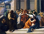 Oedipus Bids Farewell to Jocasta study By Alexandre Cabanel