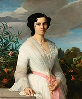 Portrait of Mademoiselle Louise Mares By Alexandre Cabanel