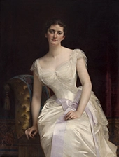 Portrait of Mary Victoria Leiter 1887 By Alexandre Cabanel