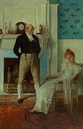 Becky and Lord Steyne By Howard Pyle
