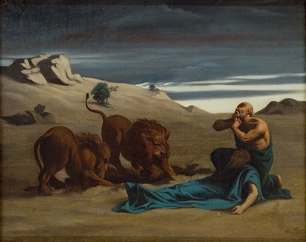 Saint Paul the Hermit with Lions By Alexandre Cabanel