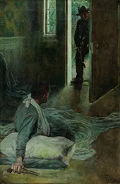 It was a Comrade from his Own Regiment By Howard Pyle