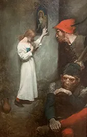 Joan of Arc in Prison By Howard Pyle