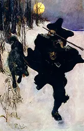 Once it Chased Dr Wilkerson Into the Very Town Itself 1909 By Howard Pyle