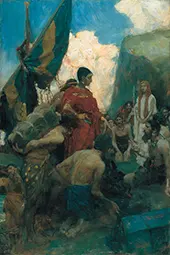Phoenician Merchants 1914 By Howard Pyle