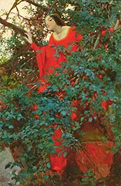So for a Heartbeat She Saw Him By Howard Pyle