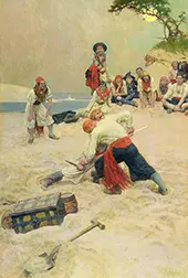 Who Shall be Captain 1911 By Howard Pyle