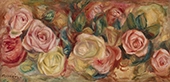 Roses c1912 By Pierre Auguste Renoir