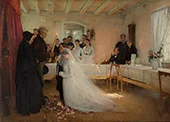 Blessing of the Young Couple before a Marriage By Pascal Dagnan Bouveret