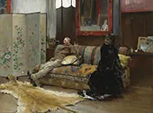 Gustave Courtois in his Studio 1880 By Pascal Dagnan Bouveret