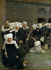 The Pardon in Brittany 1886 By Pascal Dagnan Bouveret