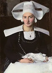 Woman from Brittany 1886 By Pascal Dagnan Bouveret