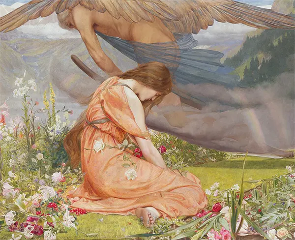 The Garden of Adonis Amoretta and Time 1887 By John Dickson Batten