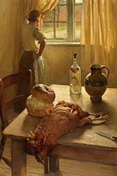 At the Kitchen Window By Isabel Codrington