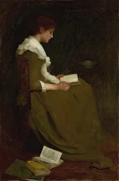 Girl Reading By Isabel Codrington