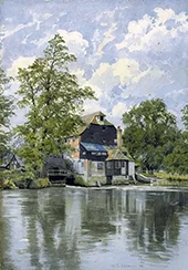 Houghton Mill Huntingdon Cambridgeshire 1903 By William Fraser Garden