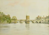 St Ives Bridge Huntingdonshire 1914 By William Fraser Garden