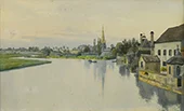 St Ives Looking West from the Bridge By William Fraser Garden