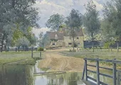 The Pike and Eel Needingworth Huntingdon 1902 By William Fraser Garden