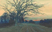View of a Tree at Sunset 1896 By William Fraser Garden