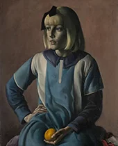 Girl with Orange c1925 By Miguel Mackinlay