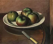 Still Life with Apples 1922 By Miguel Mackinlay