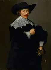 Portrait of a Gentleman 1636 By Nicolaes Eliasz Pickenoy