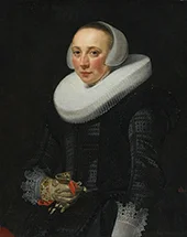 Portrait of a Lady 1650 By Nicolaes Eliasz Pickenoy