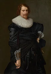 Portrait of a Man 1632 By Nicolaes Eliasz Pickenoy