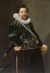 Portrait of a Man 1626 By Nicolaes Eliasz Pickenoy