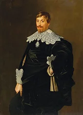 Portrait of a Man By Nicolaes Eliasz Pickenoy