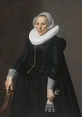 Portrait of a Woman 1626 By Nicolaes Eliasz Pickenoy