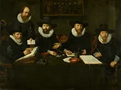 Regents of the Women's House of Correction Spinhuis in Amsterdam 1628 By Nicolaes Eliasz Pickenoy
