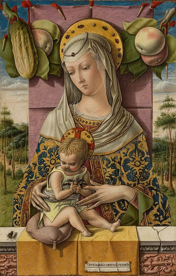 Madonna and Child 1480 By Carlo Crivelli