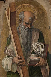 Saint Andrew 1476 By Carlo Crivelli