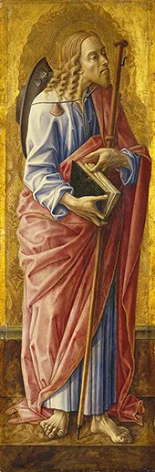 Saint James Major Part of an Altarpiece 1472 By Carlo Crivelli