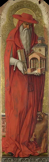 Saint Jerome 1476 By Carlo Crivelli