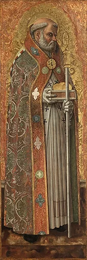 Saint Nicholas of Bari 1472 By Carlo Crivelli
