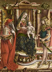 The Madonna of the Swallow 1490 By Carlo Crivelli