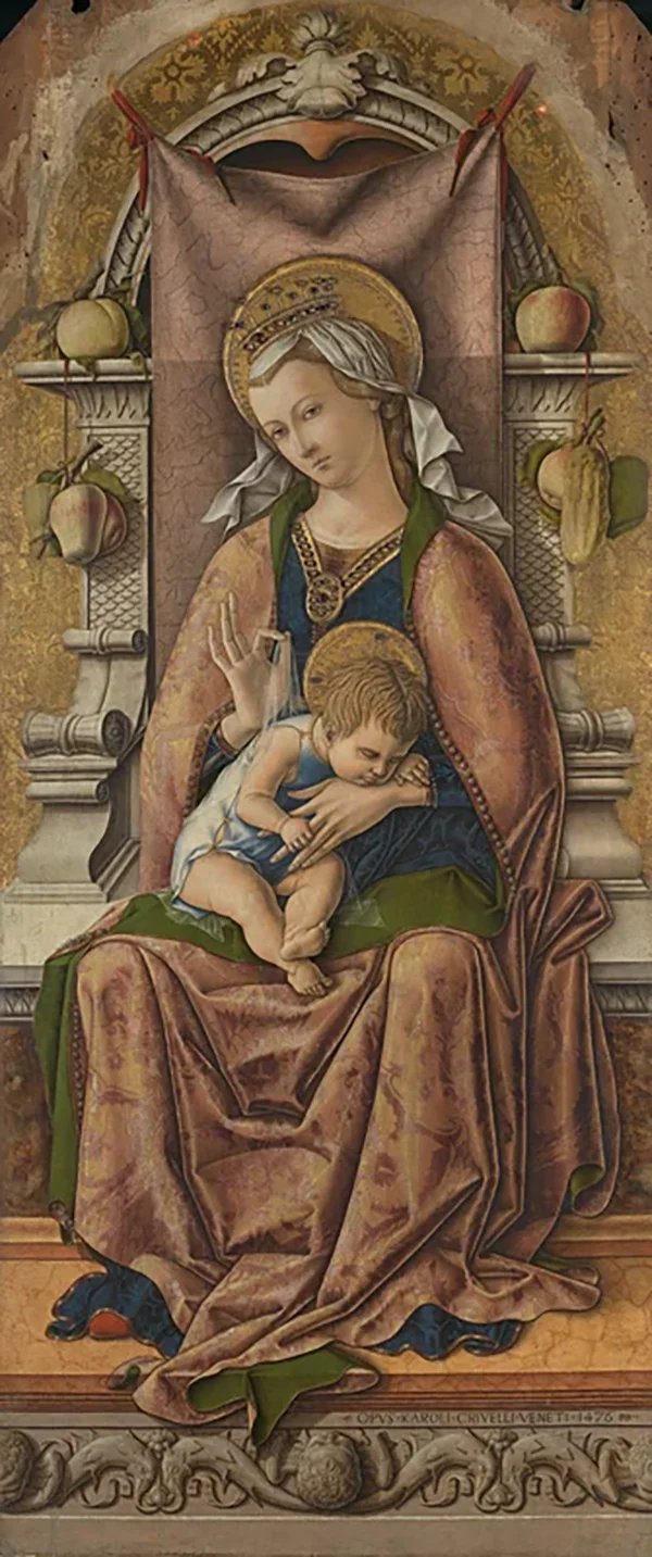 The Virgin and Child 1476 By Carlo Crivelli