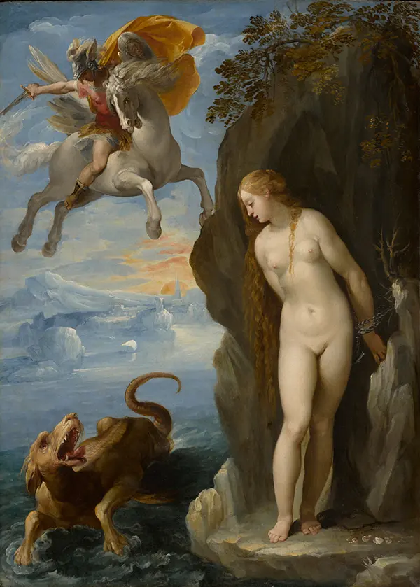 Perseus Rescuing Andromeda By Guiseppe Cesari